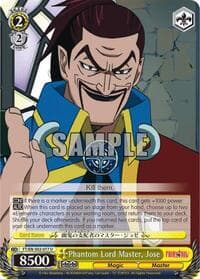 Phantom Lord Master, Jose - Fairy Tail ver.E - Weiss Schwarz card