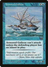 Armored Galleon - Portal Second Age - Magic: The Gathering card