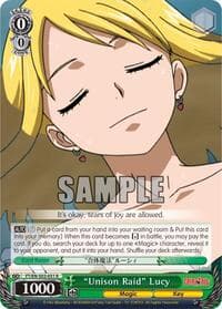 "Unison Raid" Lucy - Fairy Tail ver.E - Weiss Schwarz card