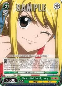 Beautiful Bond, Lucy - Fairy Tail ver.E - Weiss Schwarz card