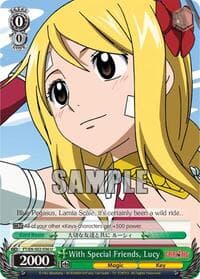 With Special Friends, Lucy - Fairy Tail ver.E - Weiss Schwarz card