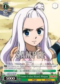 Former S-class Wizard, Mirajane - Fairy Tail ver.E - Weiss Schwarz card