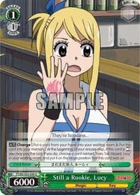 Still a Rookie, Lucy - Fairy Tail ver.E - Weiss Schwarz card