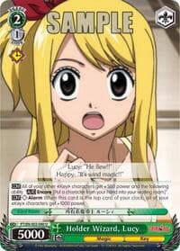 Holder Wizard, Lucy - Fairy Tail ver.E - Weiss Schwarz card