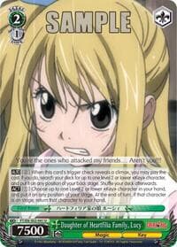 Daughter of Heartfilia Family, Lucy - Fairy Tail ver.E - Weiss Schwarz card