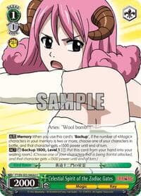 Celestial Spirit of the Zodiac Gates (Aries) - Fairy Tail ver.E - Weiss Schwarz card