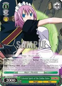 Celestial Spirit of the Zodiac Gates (Virgo) - Fairy Tail ver.E - Weiss Schwarz card