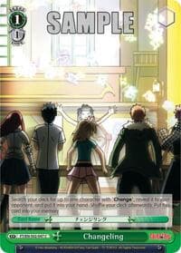 Changeling - Fairy Tail ver.E - Weiss Schwarz card