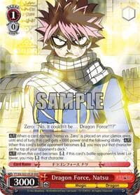 Dragon Force, Natsu (RRR) - Fairy Tail ver.E - Weiss Schwarz card