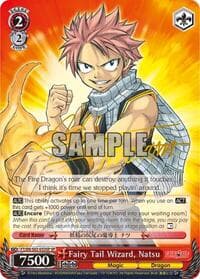 Fairy Tail Wizard, Natsu (SP) - Fairy Tail ver.E - Weiss Schwarz card