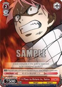 A Place to Return to, Natsu - Fairy Tail ver.E - Weiss Schwarz card