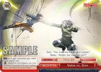 Natsu vs. Zero - Fairy Tail ver.E - Weiss Schwarz card