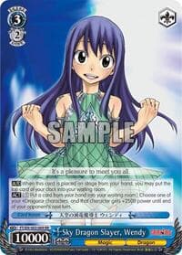 Sky Dragon Slayer, Wendy - Fairy Tail ver.E - Weiss Schwarz card