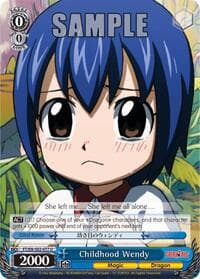 Childhood Wendy - Fairy Tail ver.E - Weiss Schwarz card