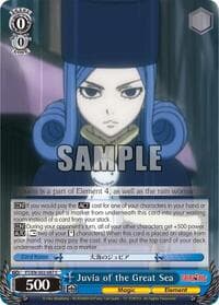 Juvia of the Great Sea - Fairy Tail ver.E - Weiss Schwarz card