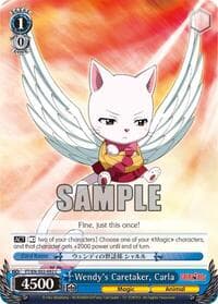 Wendy's Caretaker, Carla - Fairy Tail ver.E - Weiss Schwarz card