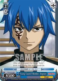 Young Council Member, Siegrain - Fairy Tail ver.E - Weiss Schwarz card