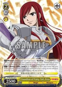 Guardian of Fairy Tail, Erza - Fairy Tail ver.E - Weiss Schwarz card