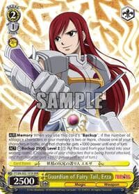 Guardian of Fairy Tail, Erza (RRR) - Fairy Tail ver.E - Weiss Schwarz card