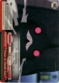 Power of Death Gun - Sword Art Online II - Weiss Schwarz card