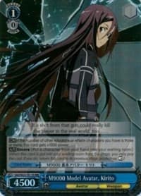 M9000 Model Avatar, Kirito (RRR) - Sword Art Online II - Weiss Schwarz card