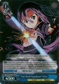 "Gun World Swordsman" Kirito (SR) - Sword Art Online II - Weiss Schwarz card