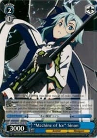 "Machine of Ice" Sinon - Sword Art Online II - Weiss Schwarz card