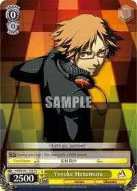 Yosuke Hanamura - Persona 4 ver.E - Weiss Schwarz card