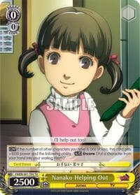 Nanako Helping Out - Persona 4 ver.E - Weiss Schwarz card