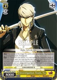 Investigation Team, Yu - Persona 4 ver.E - Weiss Schwarz card