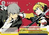 P-1 Grand Prix Begins! - Persona 4 ver.E - Weiss Schwarz card