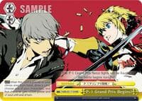 P-1 Grand Prix Begins! (RRR) - Persona 4 ver.E - Weiss Schwarz card