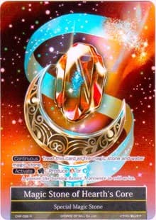 Magic Stone of Hearth's Core (Full Art) - Crimson Moon's Fairy Tale - Force of Will card