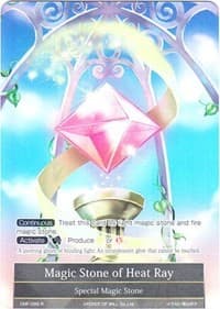 Magic Stone of Heat Ray (Full Art) - Crimson Moon's Fairy Tale - Force of Will card