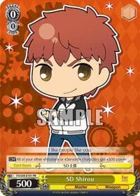 SD Shirou - Fate/stay night [Unlimited Blade Works] - Weiss Schwarz card