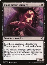 Bloodthrone Vampire - Duel Decks: Zendikar vs. Eldrazi - Magic: The Gathering card