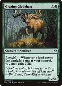 Grazing Gladehart - Duel Decks: Zendikar vs. Eldrazi - Magic: The Gathering card