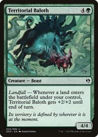 Territorial Baloth - Duel Decks: Zendikar vs. Eldrazi - Magic: The Gathering card