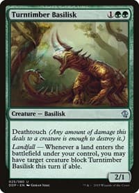 Turntimber Basilisk - Duel Decks: Zendikar vs. Eldrazi - Magic: The Gathering card