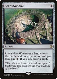 Seer's Sundial - Duel Decks: Zendikar vs. Eldrazi - Magic: The Gathering card