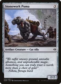 Stonework Puma - Duel Decks: Zendikar vs. Eldrazi - Magic: The Gathering card