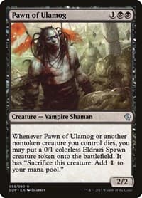 Pawn of Ulamog - Duel Decks: Zendikar vs. Eldrazi - Magic: The Gathering card