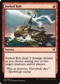 Forked Bolt - Duel Decks: Zendikar vs. Eldrazi - Magic: The Gathering card
