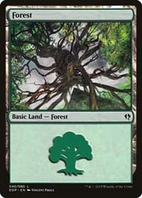 Forest (040) - Duel Decks: Zendikar vs. Eldrazi - Magic: The Gathering card
