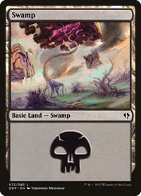 Swamp (072) - Duel Decks: Zendikar vs. Eldrazi - Magic: The Gathering card