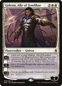 Gideon, Ally of Zendikar - Battle for Zendikar - Magic: The Gathering card