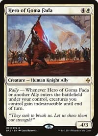 Hero of Goma Fada - Battle for Zendikar - Magic: The Gathering card