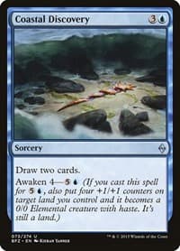 Coastal Discovery - Battle for Zendikar - Magic: The Gathering card