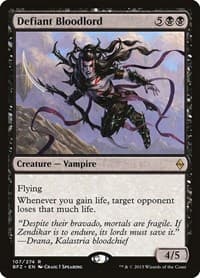 Defiant Bloodlord - Battle for Zendikar - Magic: The Gathering card