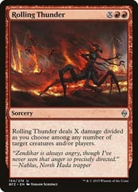 Rolling Thunder - Battle for Zendikar - Magic: The Gathering card
